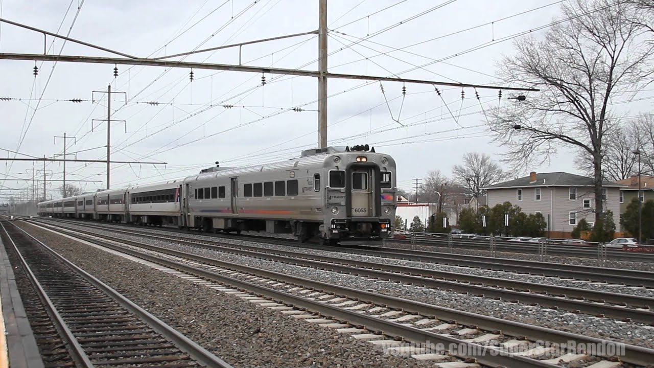 Northeast Corridor Rush hour at Linden Station