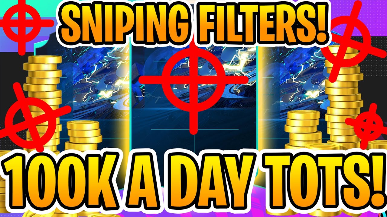 The BEST FIFA 21 SNIPING Filters During TOTS! How To Make 100k An Hour FIFA 21 TOTS!