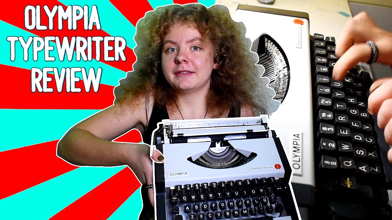 OLYMPIA TYPEWRITER REVIEW| 70's Olympia Traveller Deluxe|Typewriter Reviews(p1)-Ritas Random Reviews