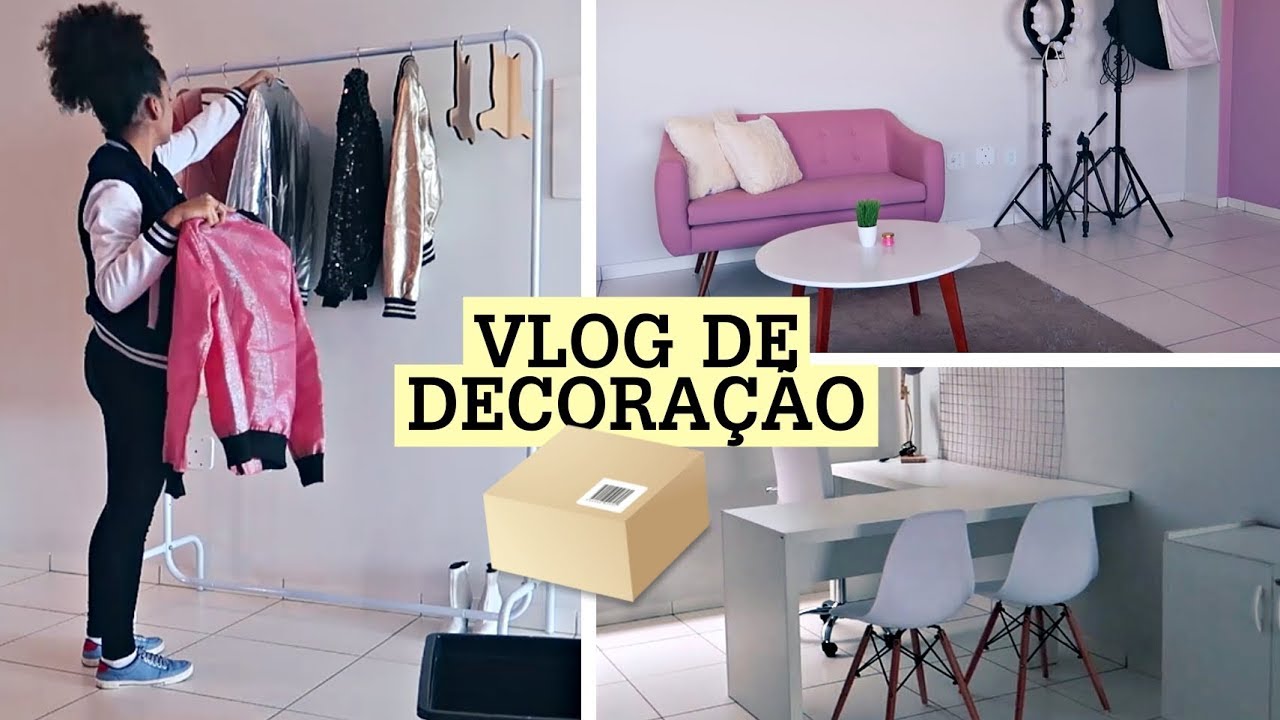 MEU ESCRITÓRIO TÁ FICANDO LINDO! VLOG DE DECORAÇÃO #2 | por Ana Lídia Lopes