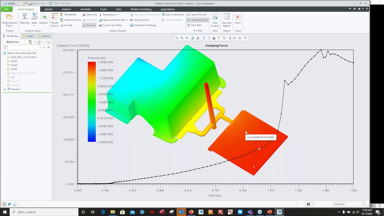 Расширение Creo Mold Analysis
