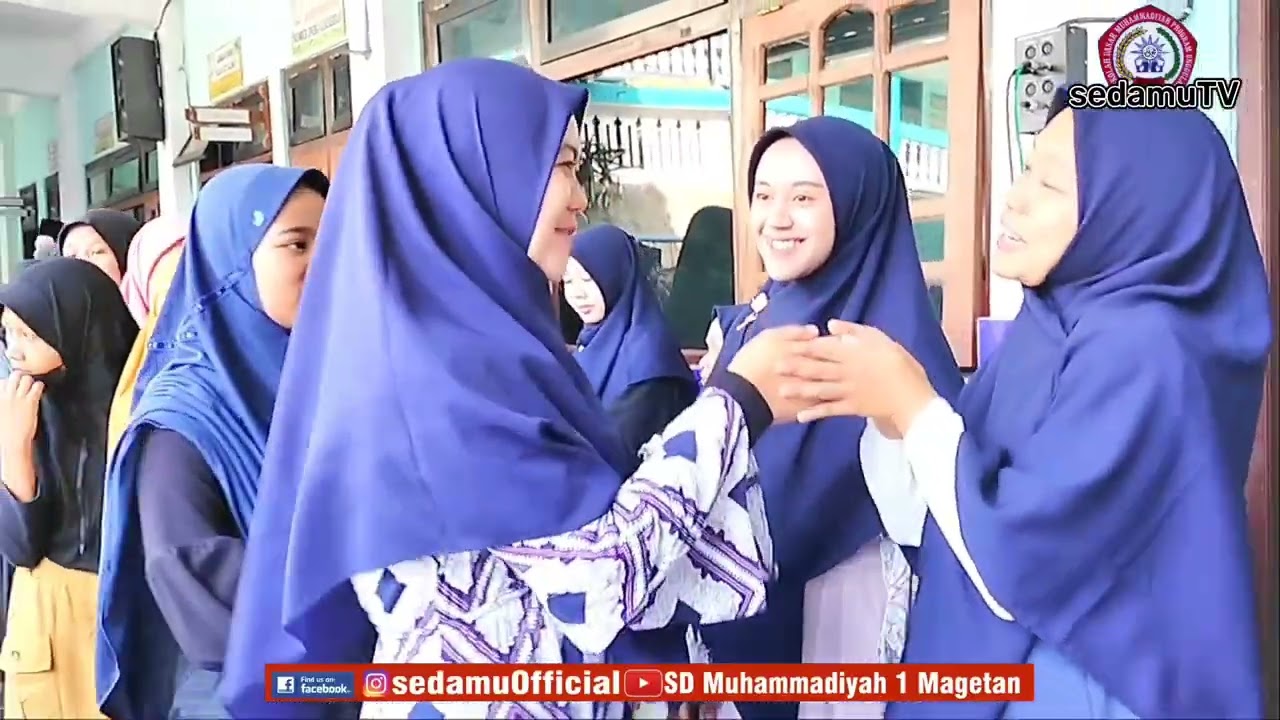 🧕HALAL BIHALAL SEDAMU 1445H👳#SD MUHAMMADIYAH 1 MAGETAN#