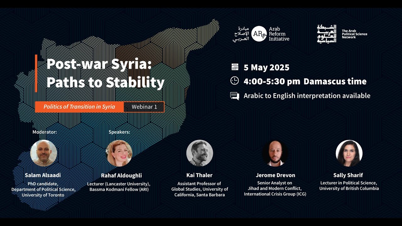Post-war Syria: Paths to Stability