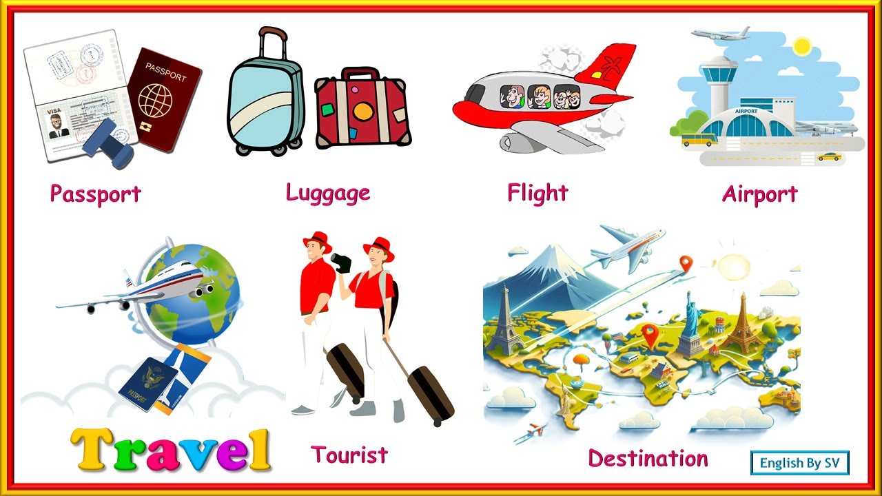 Learn Essential Travel Vocabulary in English | Learn Must-Know Words for Your Next Trip