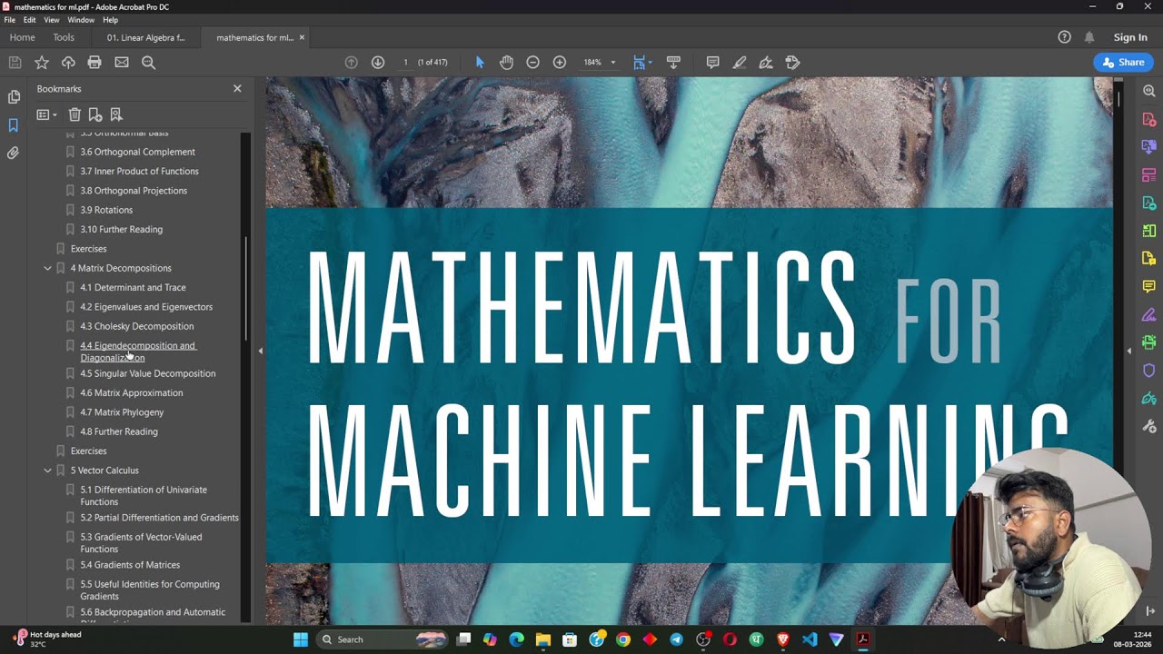 Learning AI From Zero –Vector & Matrices | Live Study With Me | Day 31