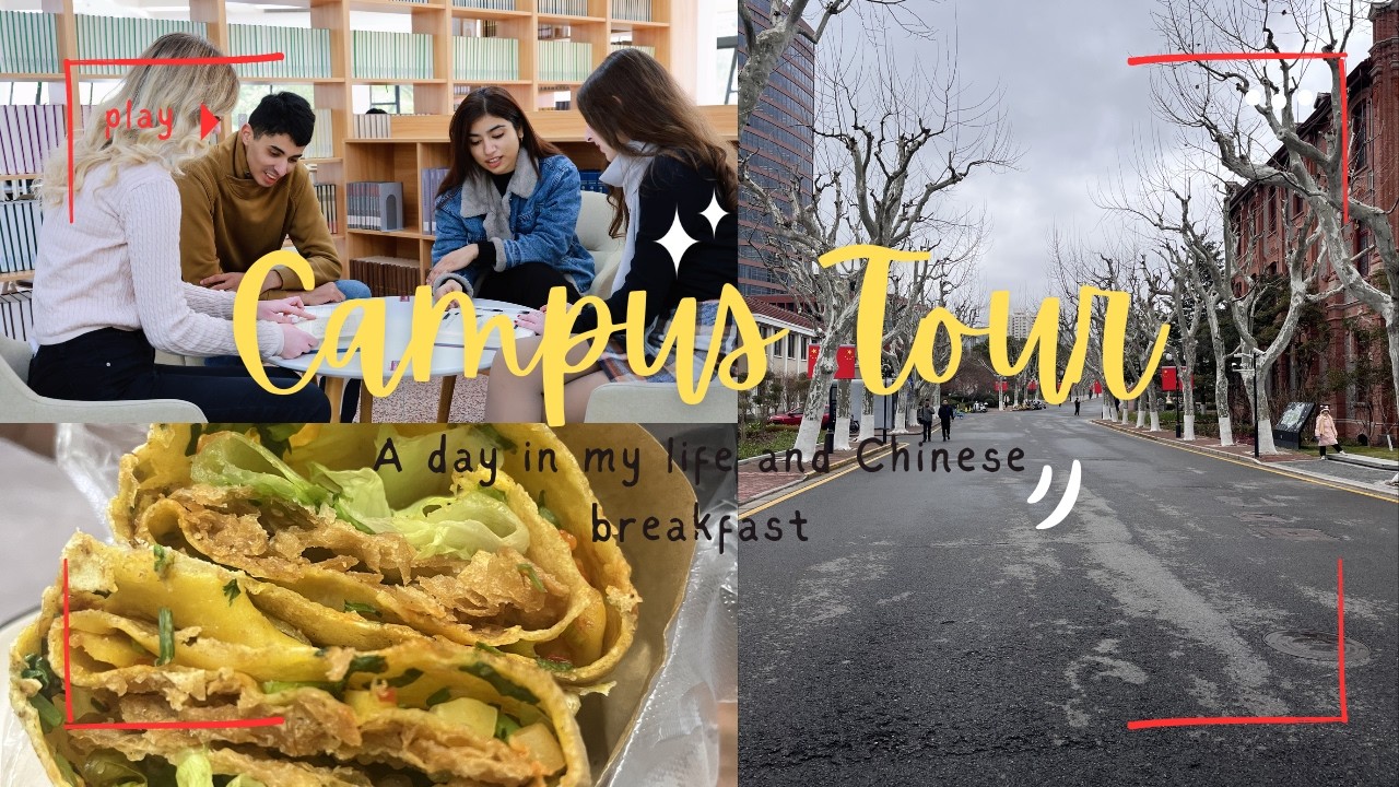 A Day in My Life in China 🇨🇳 | Chinese Breakfast + Campus Tour ✨