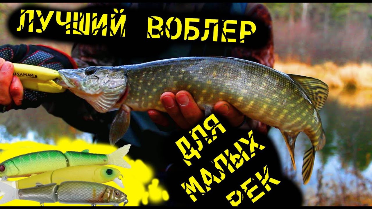Супер рабочий воблер для малых рек. Рыбалка на малой реке осенью.  Ловим щук твичингом.