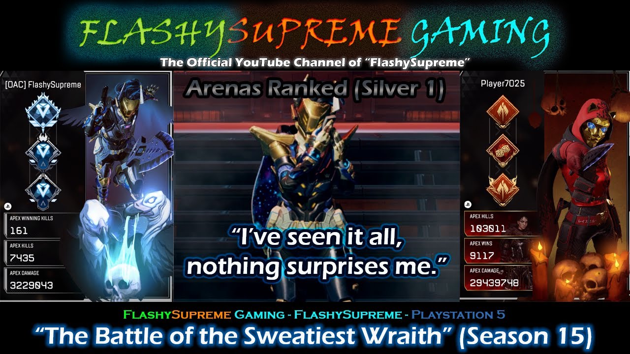 The Battle of the Sweatiest Wraith (Season 15 Win 161)
