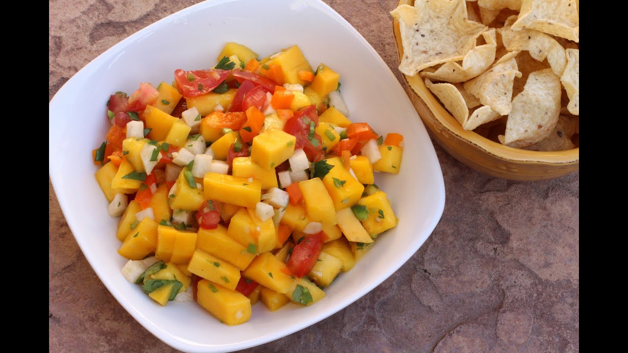 Mango Salsa Recipe With Tomato Cilantro Jicama And More