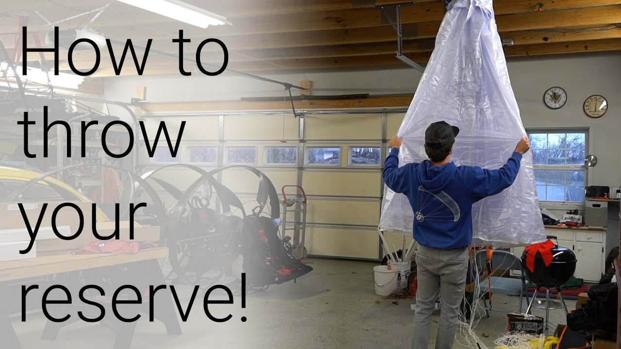 Throwing and repacking my reserve! (on the ground)