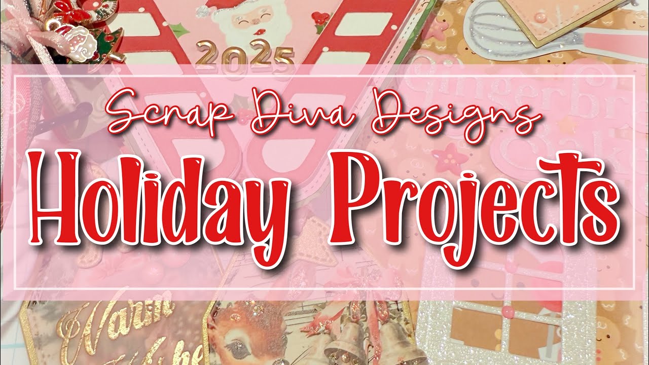 Проекты для подарков (или для себя!) с НОВЫМИ штампами и штампами от Scrap Diva Designs 🎁