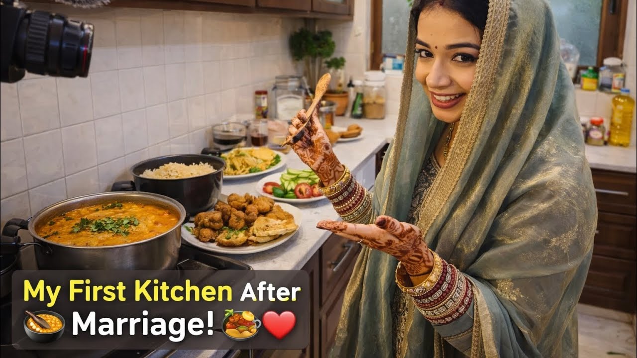  Shaadi Ke Baad Pehli Rasoi 🔥 | Dekho Nayi Bahu Ne Ke Banaya 👰🍛