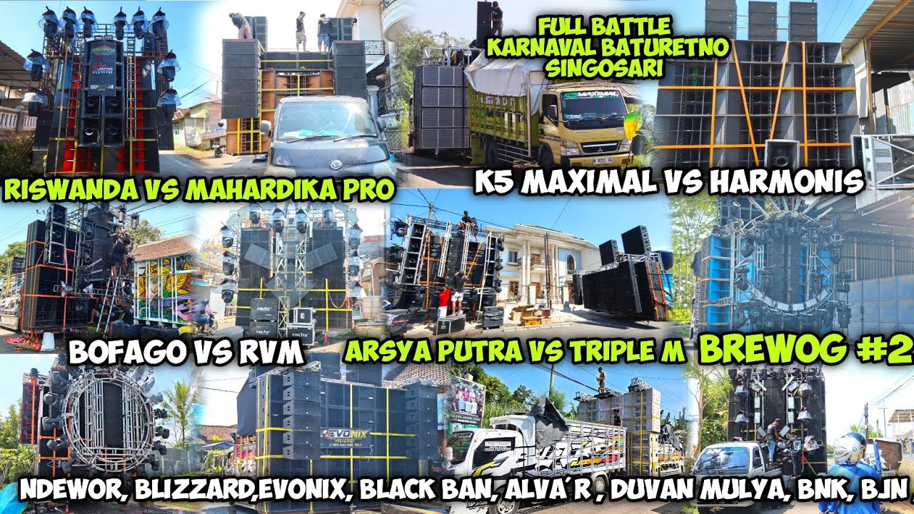 Akan Tersaji Banyak Battle..RISWANDA vs MAHARDIKA PRO..Daftar Sound Karnaval Baturetno Singosari 🔥