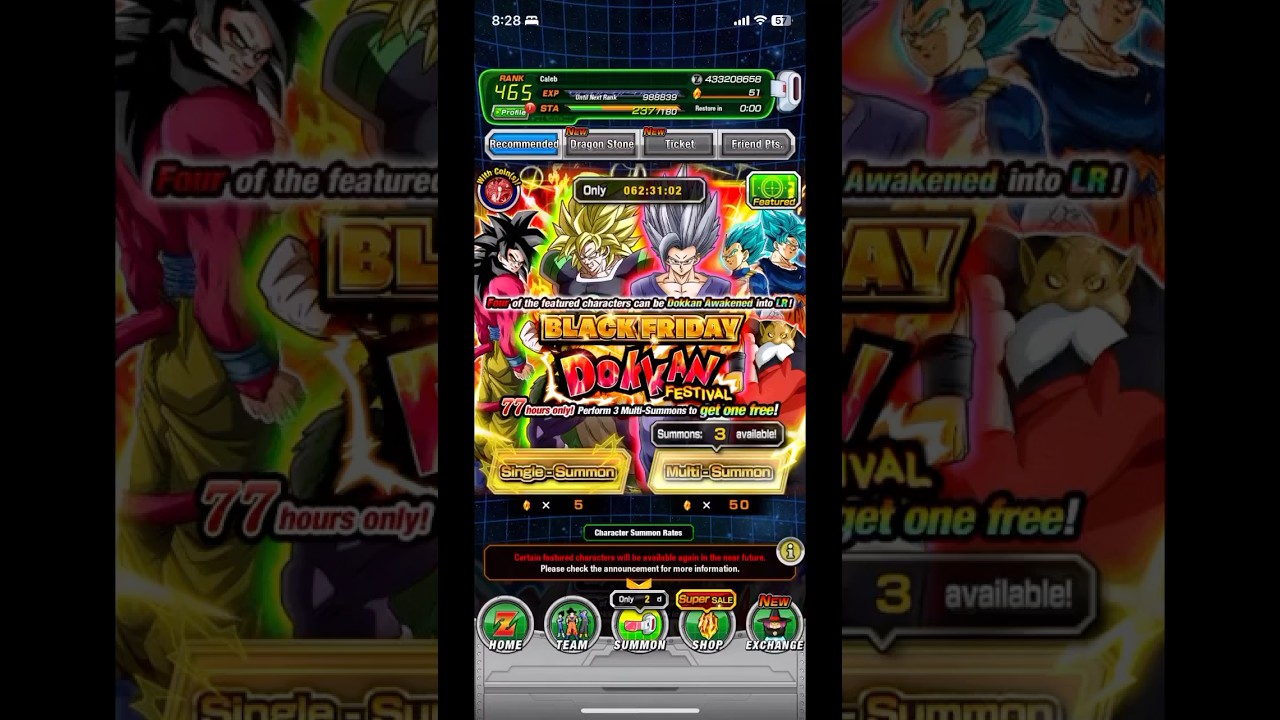 Well I atleast got something #dokkanbattle #dragonball #shorts