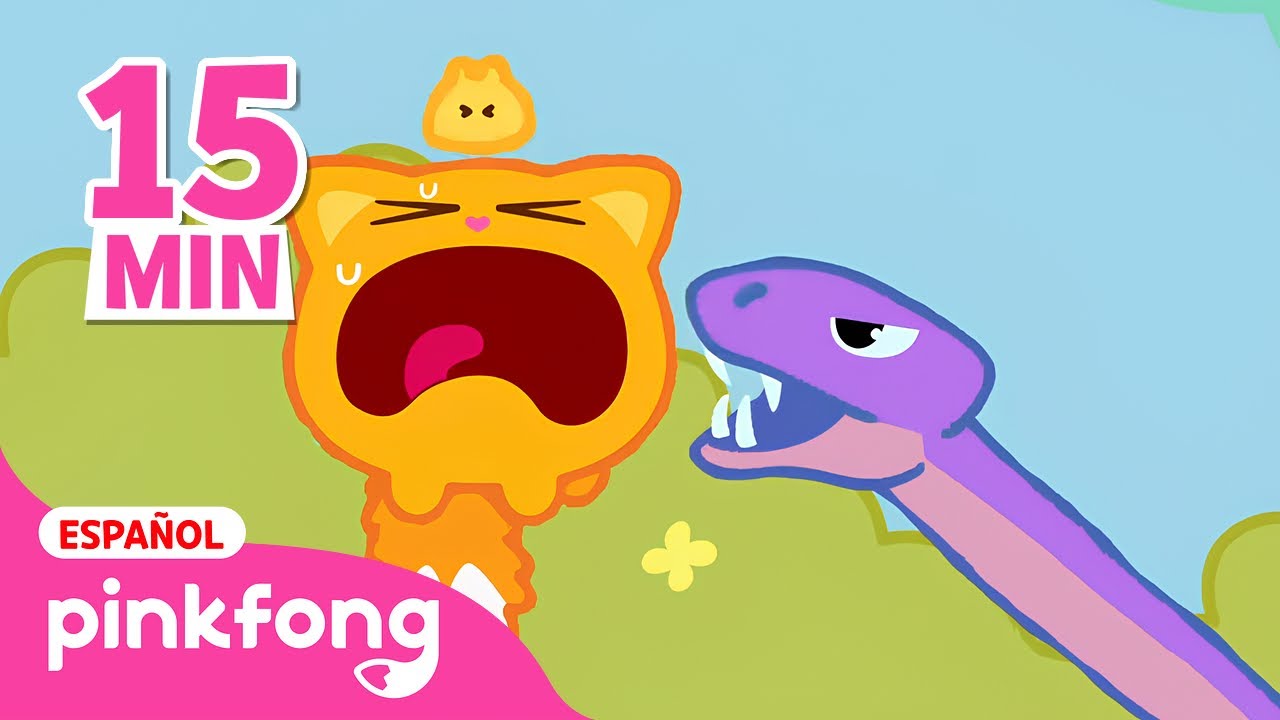 [15 Minutos⏰] Canciones Pop Latino de Ninimo🐱🐈 | Ninimo Tiene Hambre😭 | Pinkfong en español