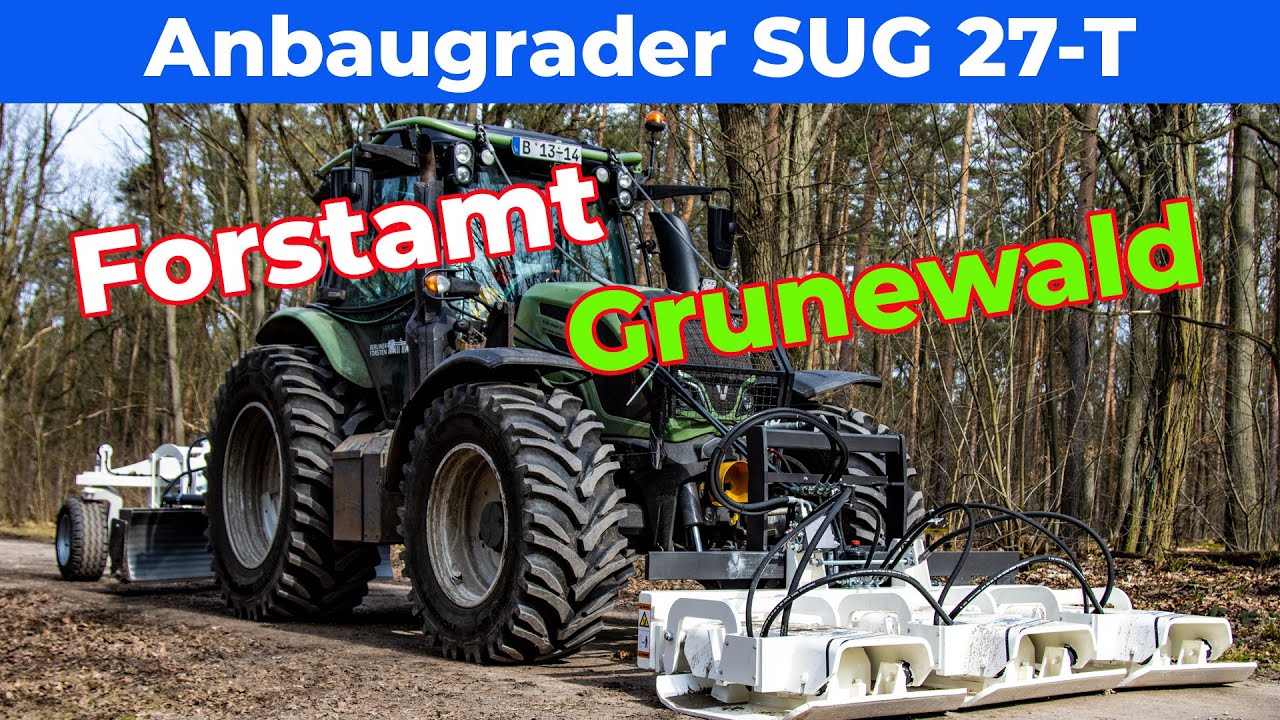 Stehr Anbaugrader SUG 27-T | Wegepflege f&uuml;r Forst und Schotterstra&szlig;en in Berlin Grunewald