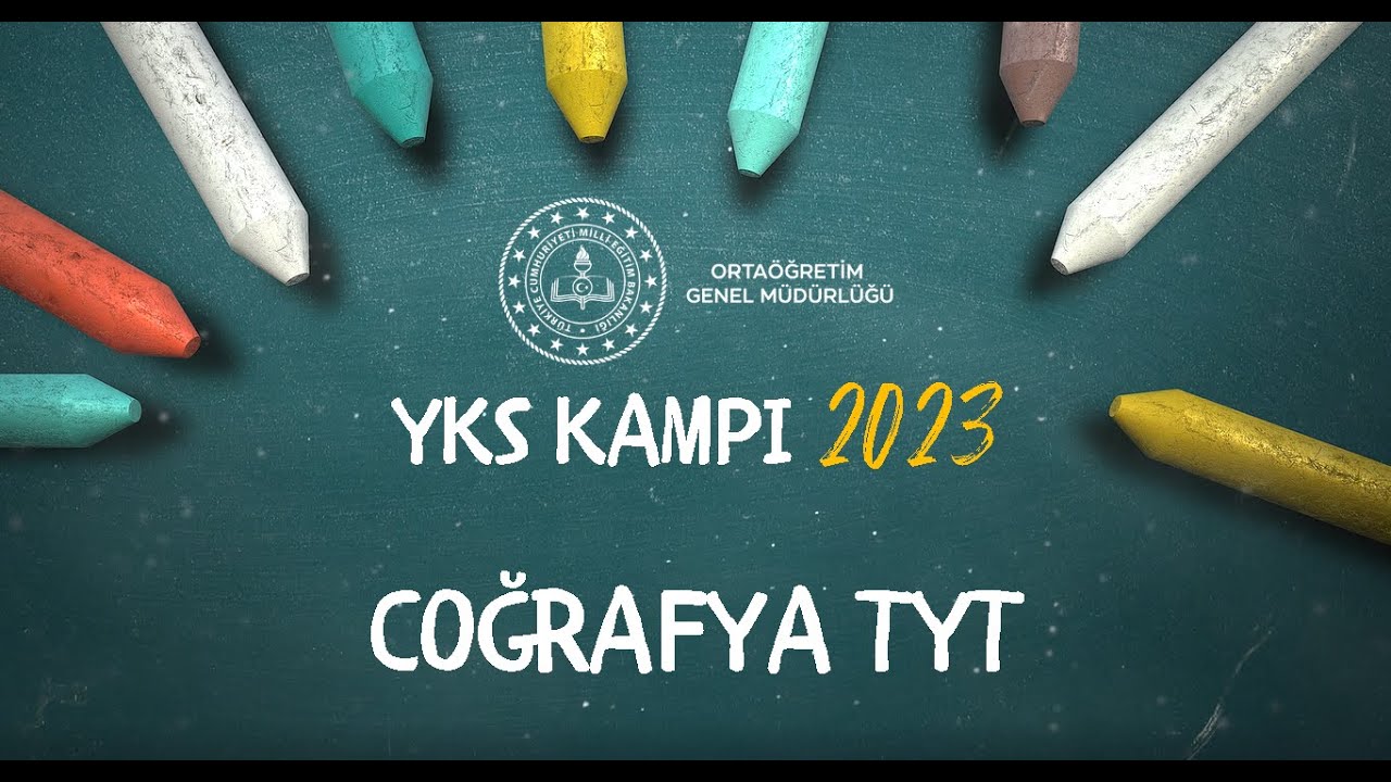 2023 YKS Kampı Coğrafya-1 (Coğrafya Bilimi-İnsan ve Doğa-Doğal Çevre Kullanımı)