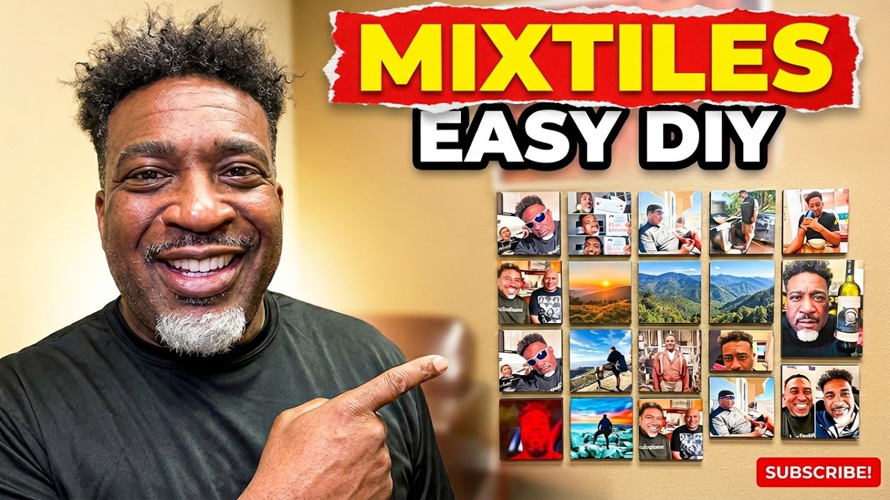 Full Video-This Is A Quick How-To-Guide For Quickly Hanging MixTiles On Walls. This Is A DIY Project