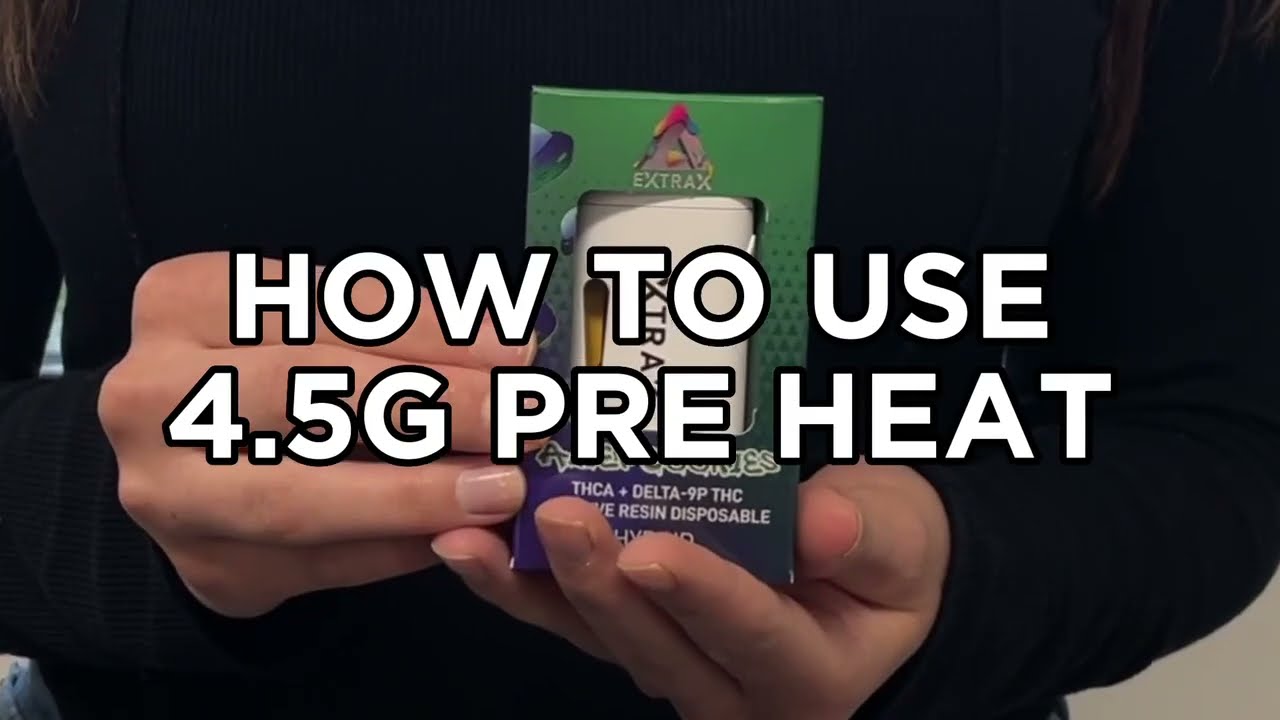 Vaping THC Guide: How to Use a 4.5 Gram THCa Disposable by Delta Extrax - Quick and Easy Steps!
