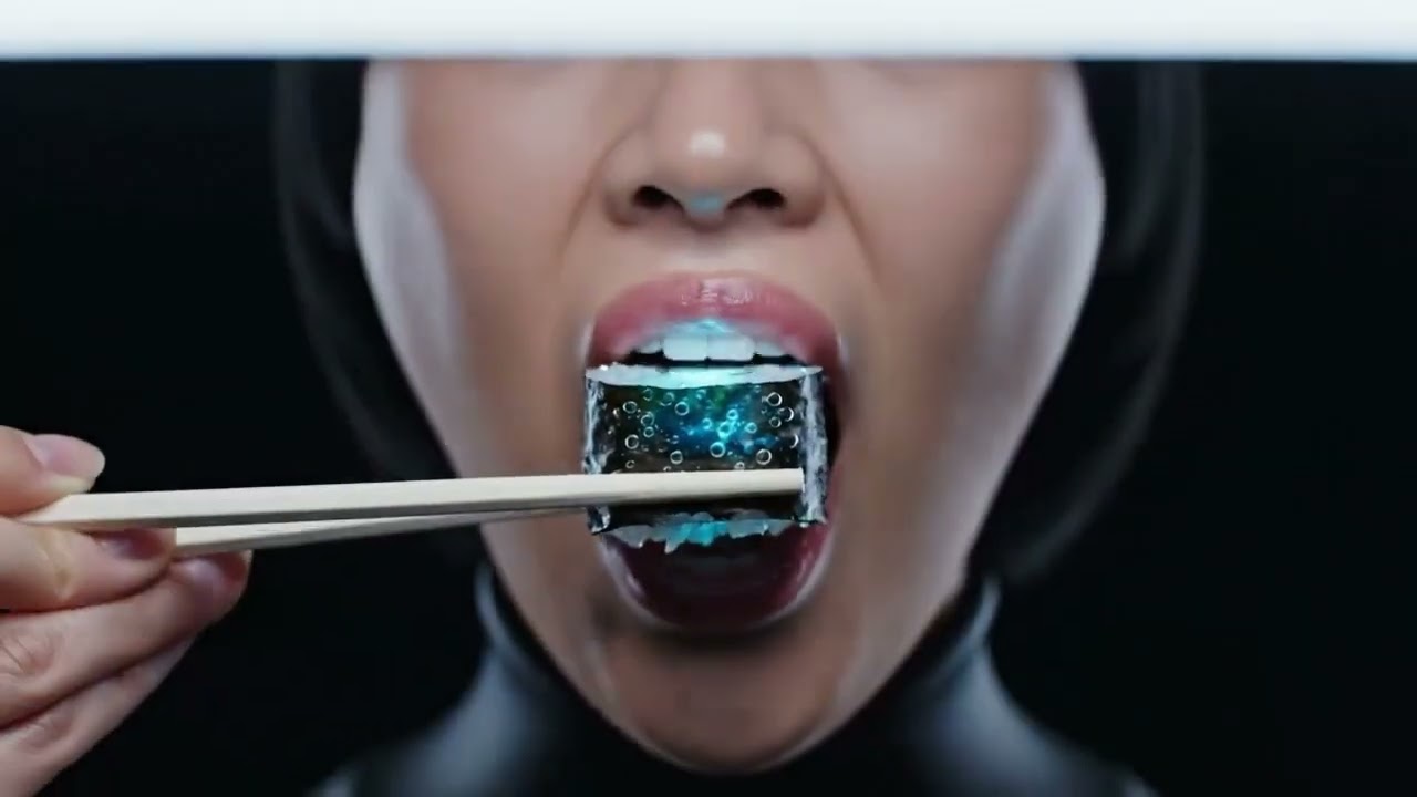 💎🍣Glass Sushi Mukbang ASMR | Visual Only (Not Real) ✨🎧