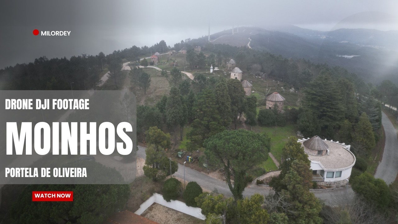 Moinhos da Portela de Oliveira em 4K | Drone sobre o Nevoeiro