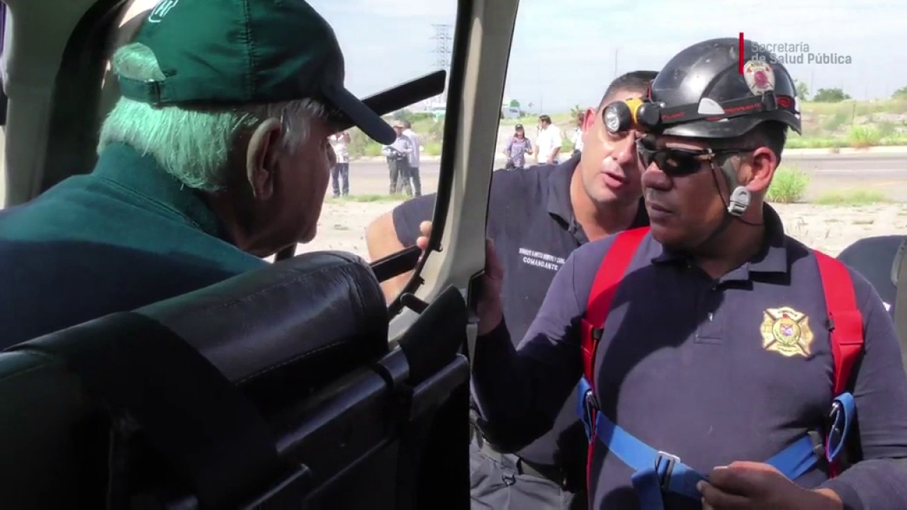Rescate en cerro del Bachoco en #Hermosillo