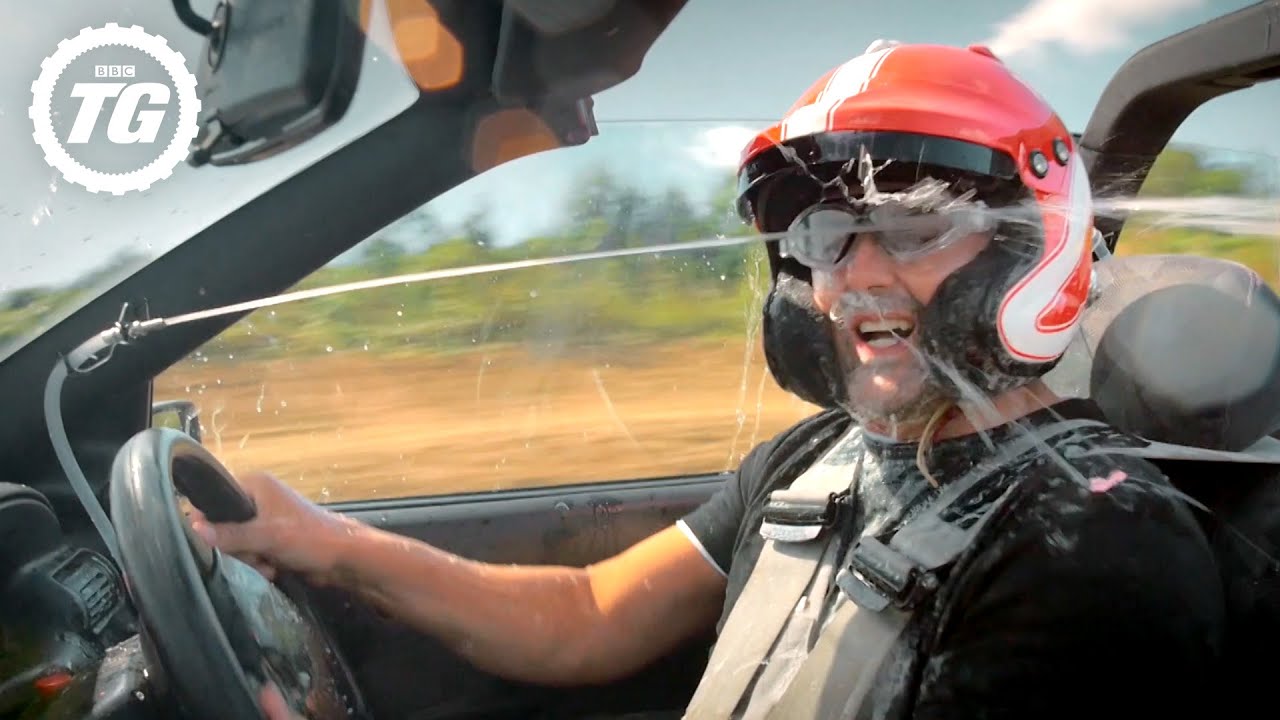 'Lube Cannons' make Paddy crash his car | Top Gear: Series 28