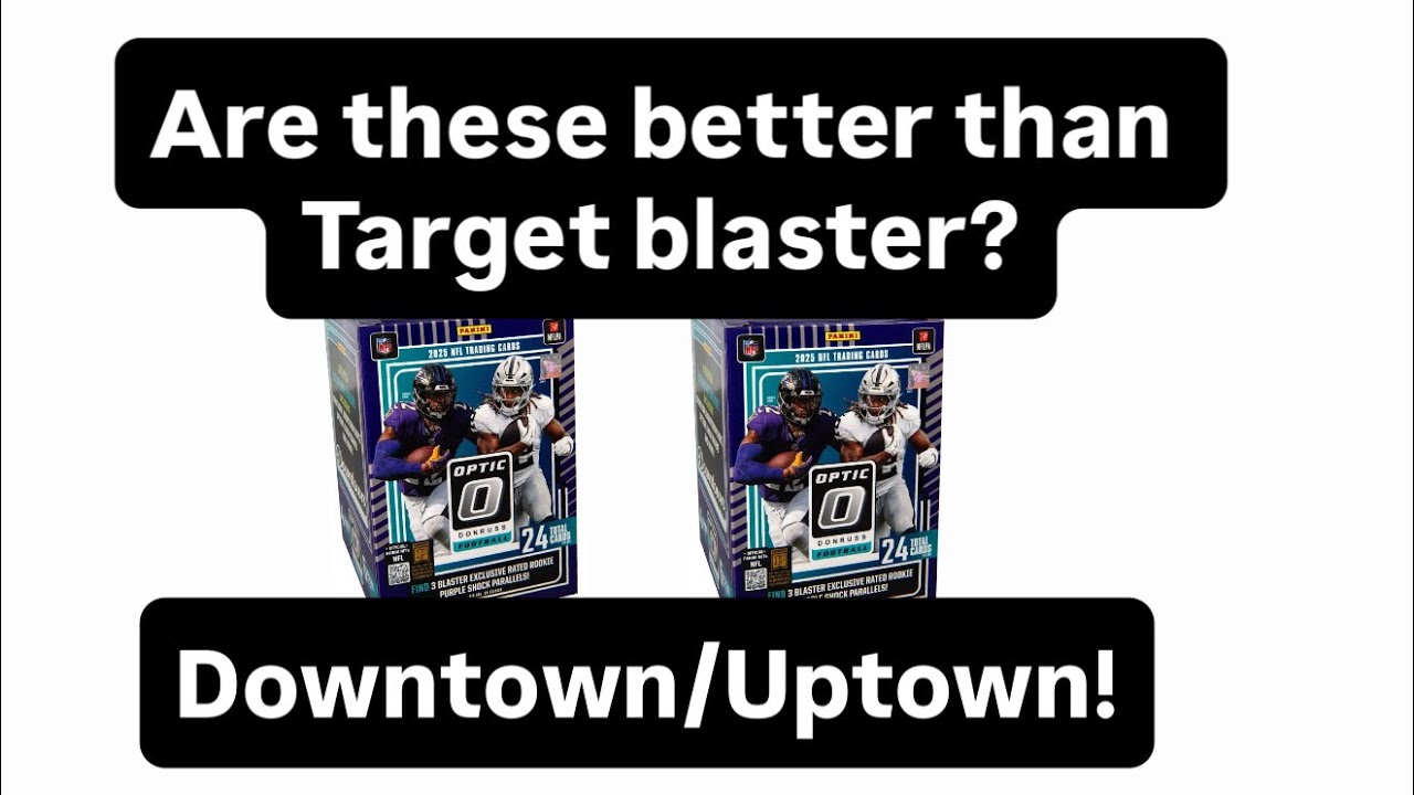 2025 Optic Football Blaster Boxes x 2 from Walmart! Better than Target?