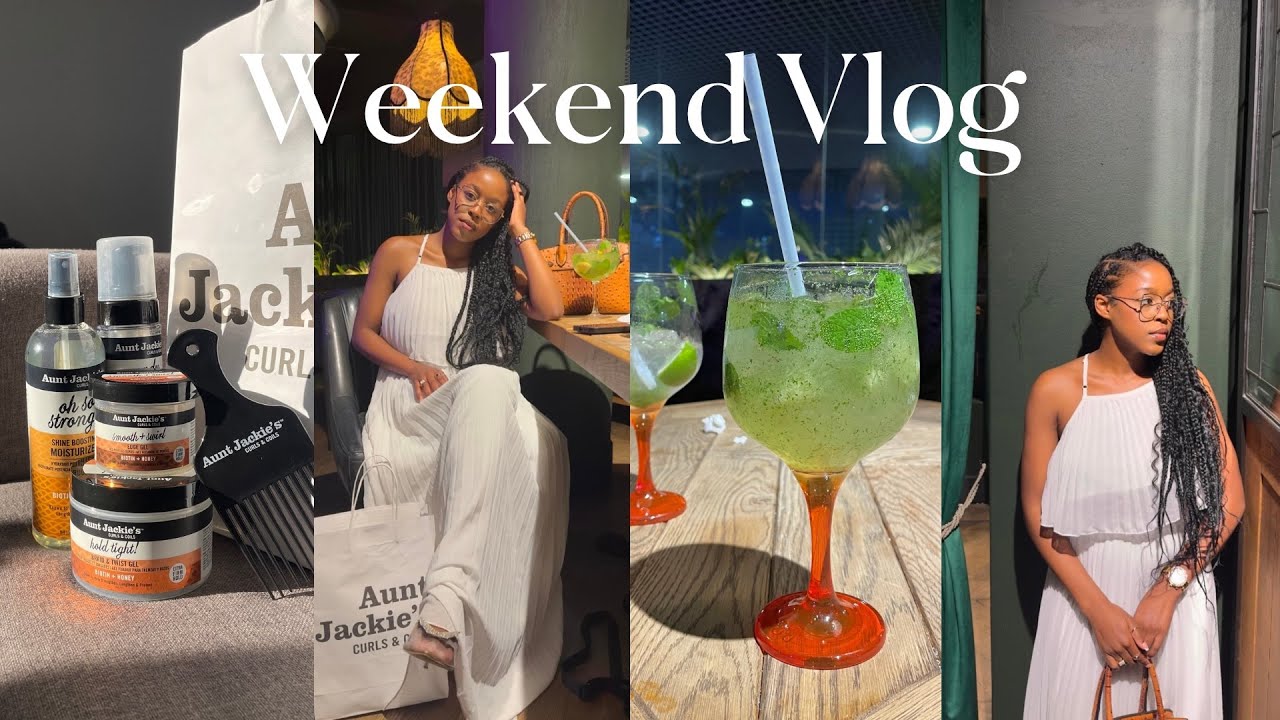 WEEKEND VLOG | attending an Aunt Jackie's Event + grwm for a pink themed birthday party💌