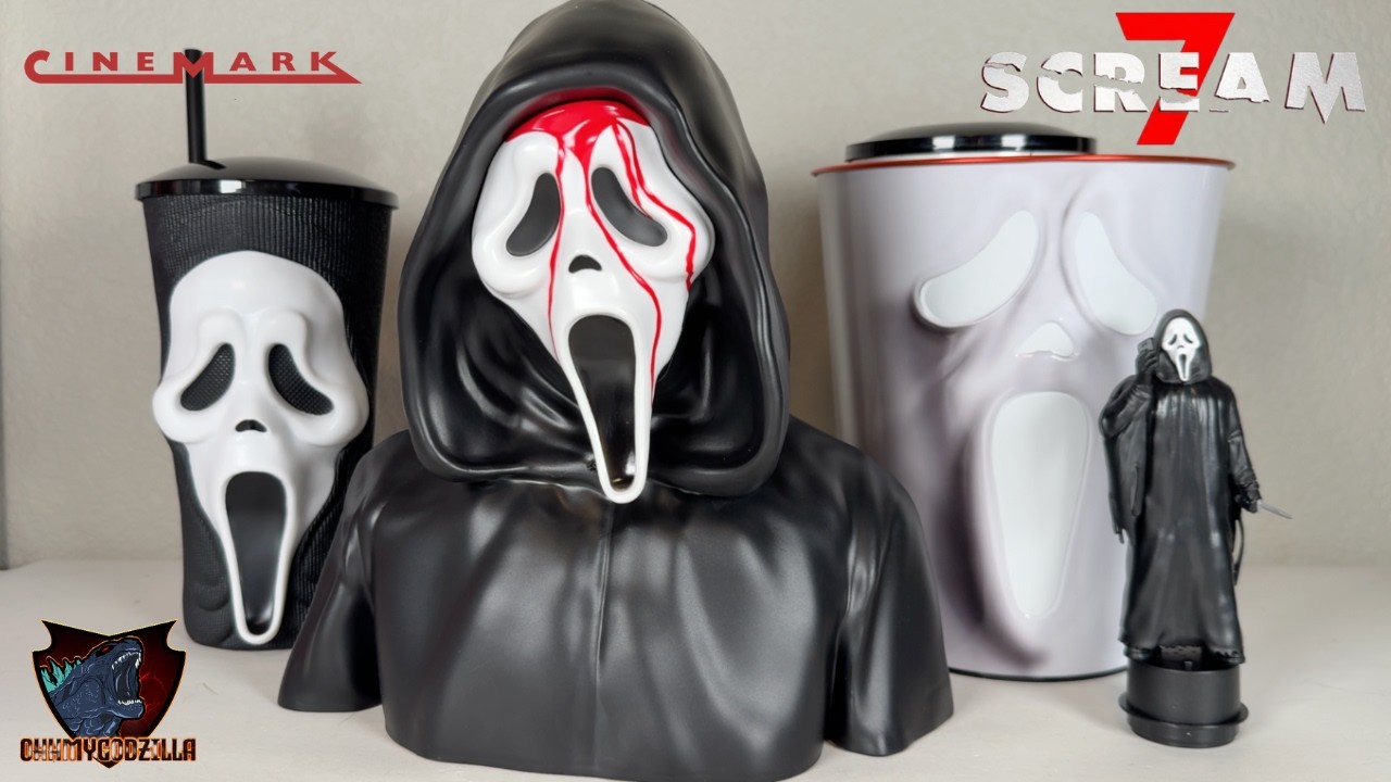 Эксклюзивный набор CineMark: ведерко для попкорна и стаканчики из фильма «Крик 7»! Все эксклюзивы...