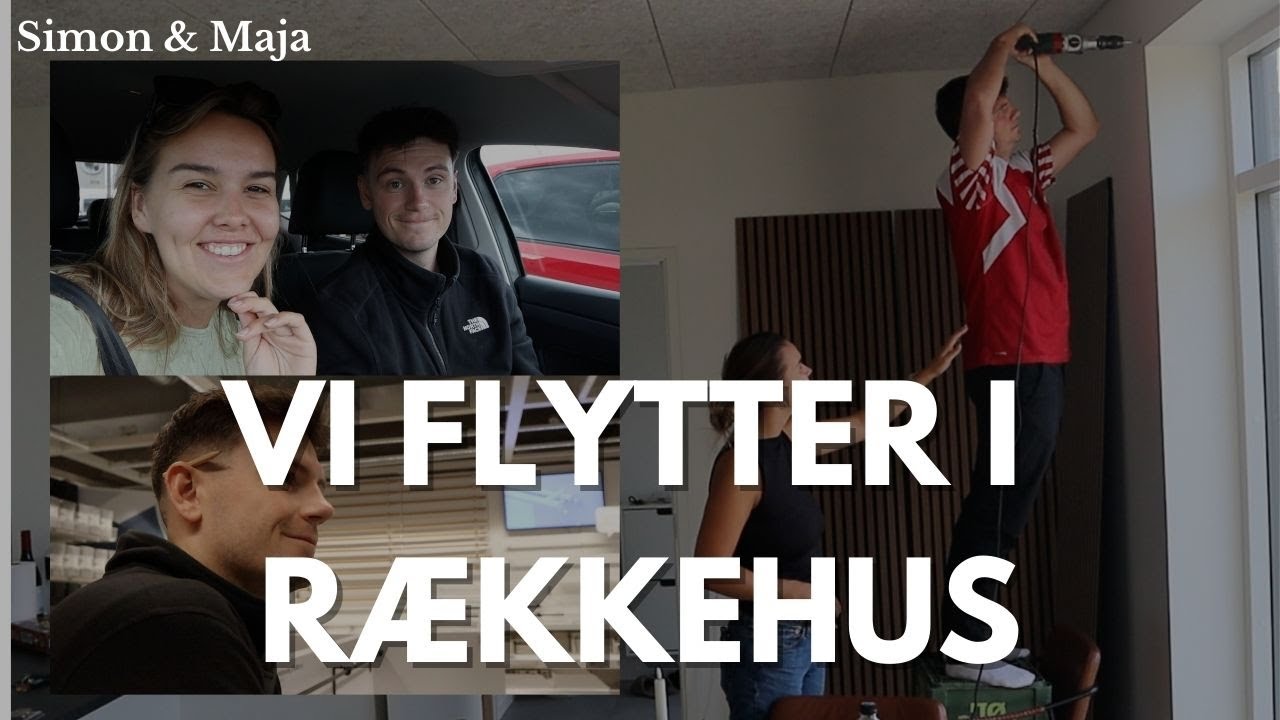 FLYTTEVLOG: Vi flytter i rækkehus pt. 1 | Gardiner fra IKEA, indretning og vores udfordringer
