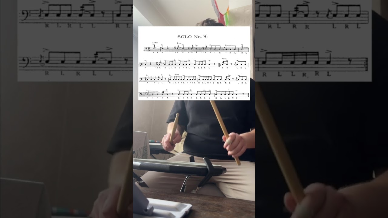 Charley Wilcoxon Solo 76 #drums #snaredrum #music