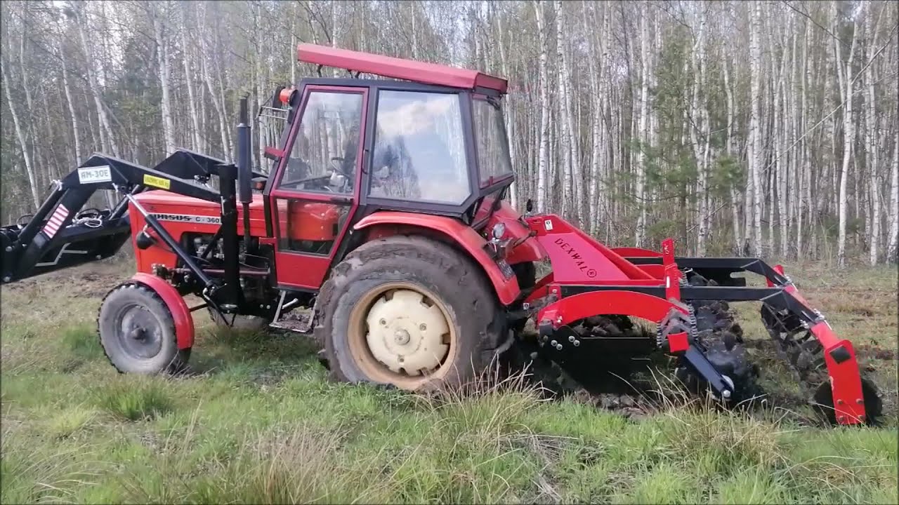Talerzowanie Ugorów Na Roztoczu Dexwall Żuk 2m I Ursus C-360 W Akcji
