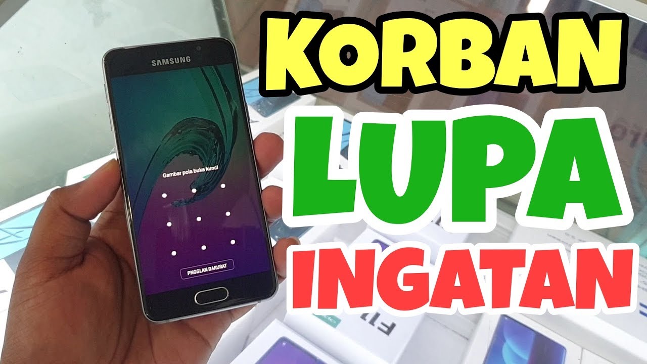 LUPA POLA KUNCI LAYAR SAMSUNG GALAXY A3 2016 JANGAN PANIK HARD RESET AJA LEWAT RECOVERY