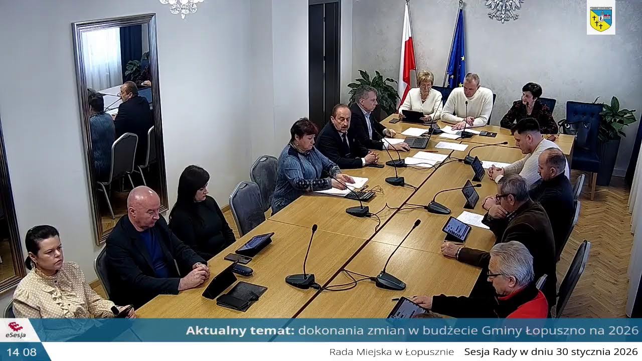 Urząd Gminy w Łopusznie &ndash; transmisja na żywo