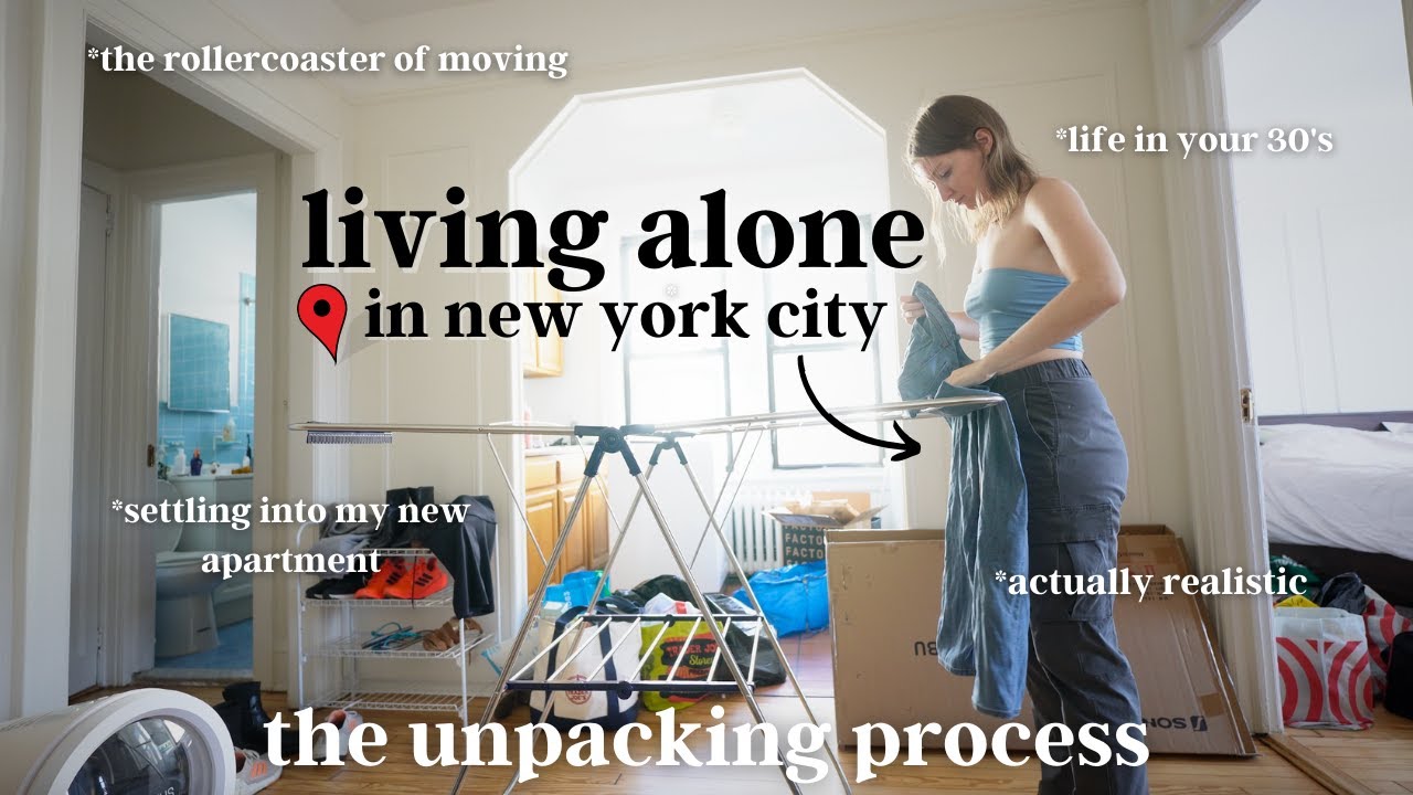 Starting to unpack my New York City apartment. A *slightly unhinged* vlog