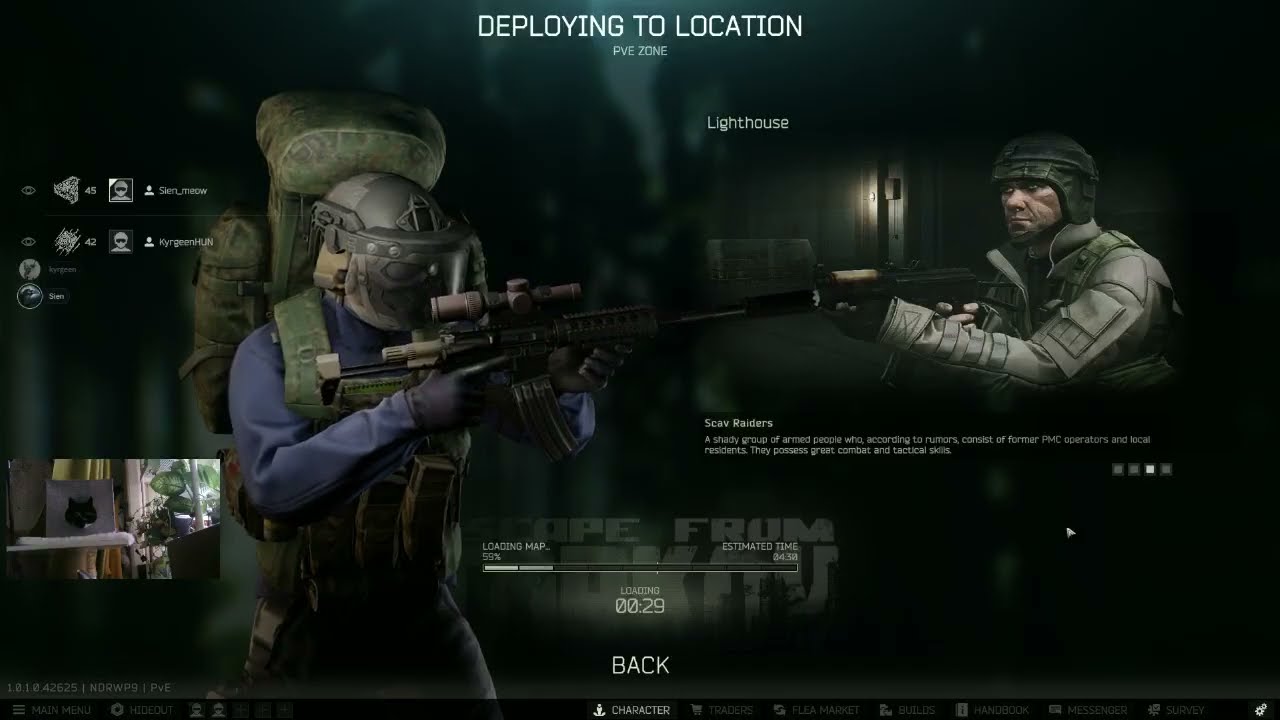 Escape from Tarkov - PvE - Goon vadászat és sztori küldik.