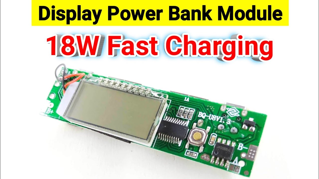 18w Fast Charging Display Power Bank Circuit ।। Display Power Bank Module ।। 3A Power Bank Module