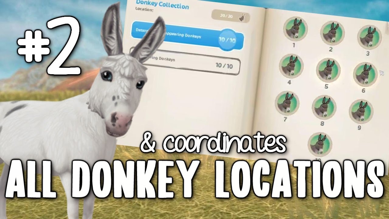 ALL Donkey Locations & coordinates [PART 2] - STAR STABLE ONLINE