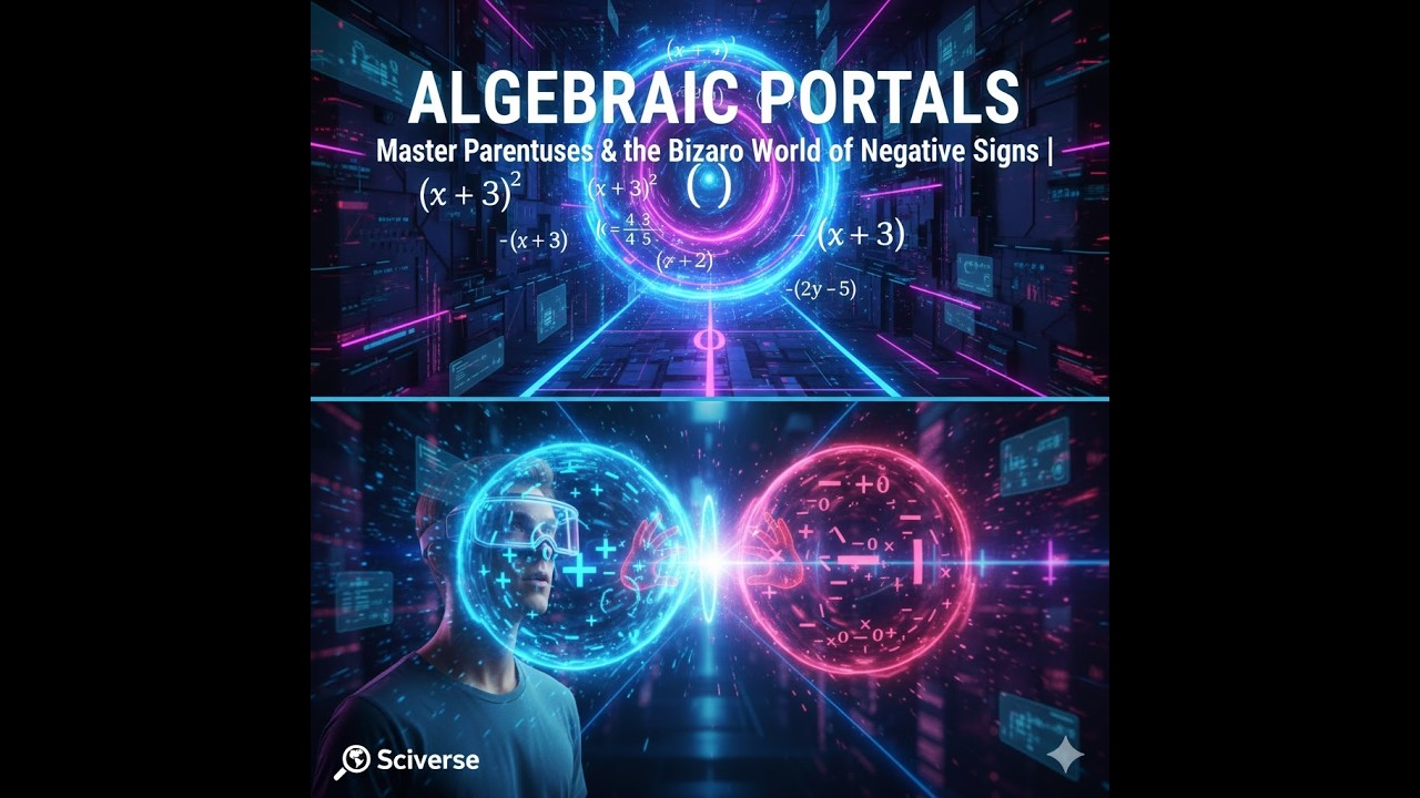 Algebraic Portals: How to Master Parentheses and the Bizarro World of Negative Signs | Sciverse