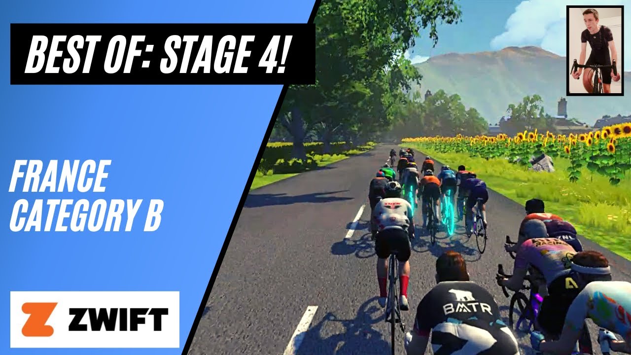 Zwift Best Of Stage 4: I Gained Weight Over the Holidays // Category B // France RGV