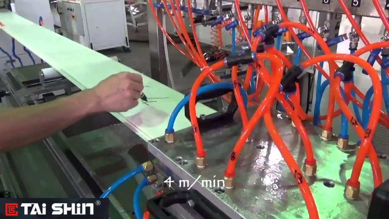 Extrusion line for PVC wall panel
