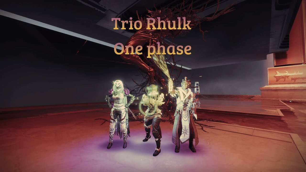 Trio One phase Rhulk Destiny 2 - Renegados (ES)