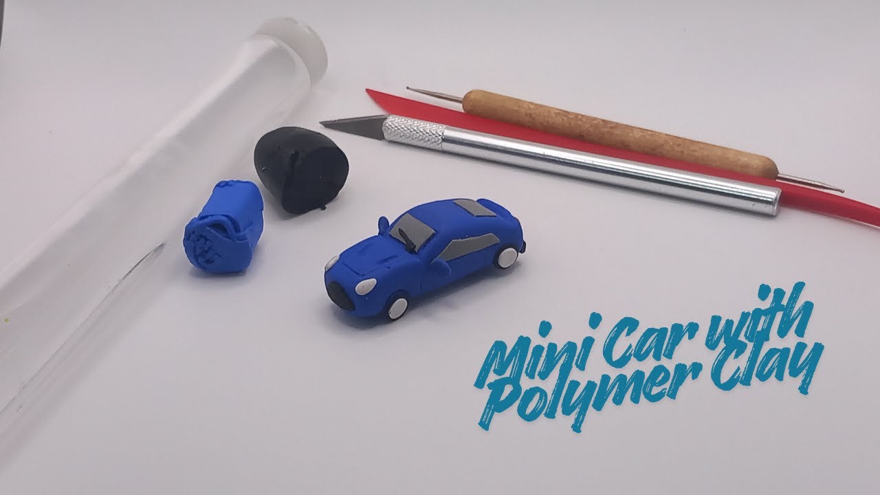 How to Make a Mini Car with Polymer Clay | Easy Tutorial for Beginners