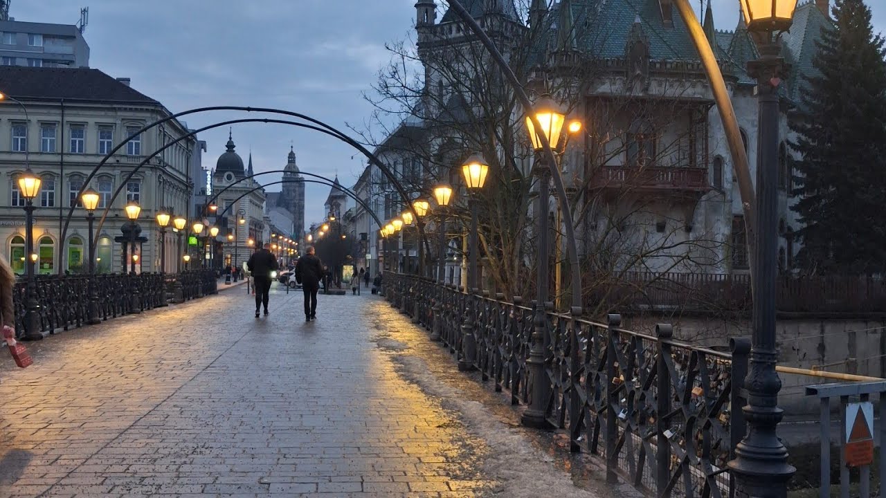 Кошице, Словаччина/ Kosice, Slovakia/Walking tour 