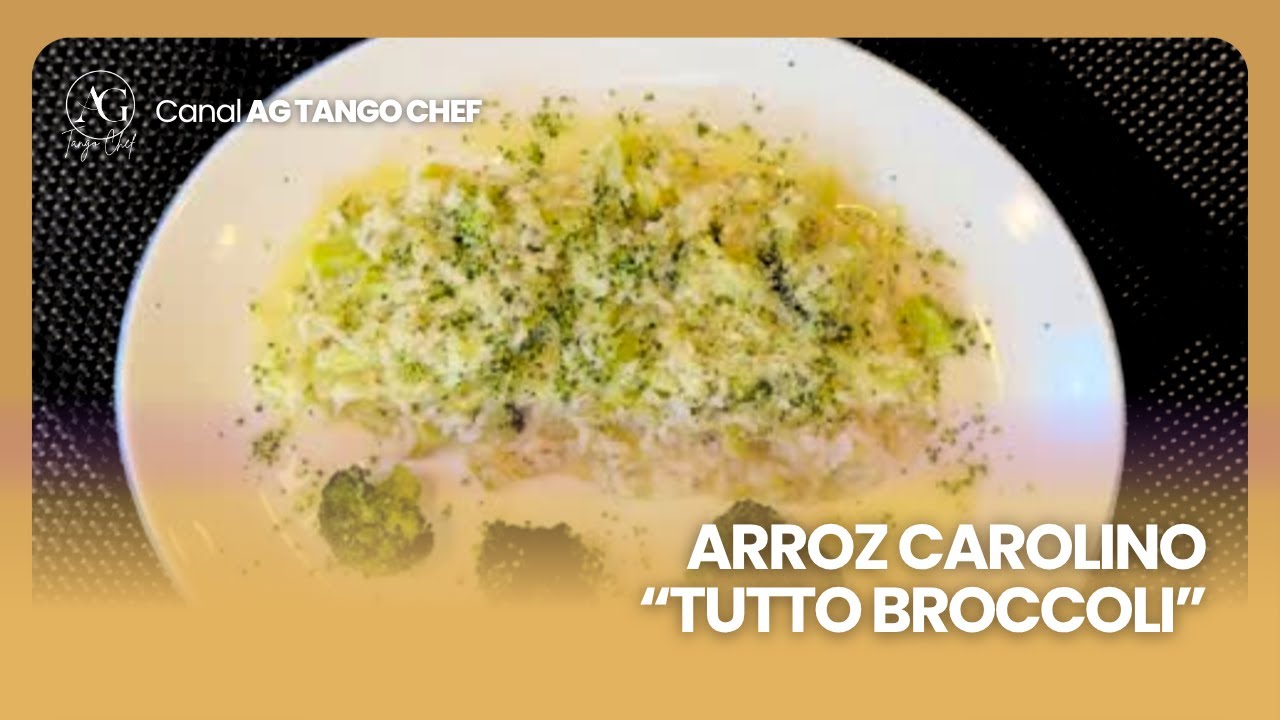 ARROZ CAROLINO “TUTTO BROCCOLI” + PARMIGIANO REGGIANO & TRUFA BRANCA AG TANGO CHEF
