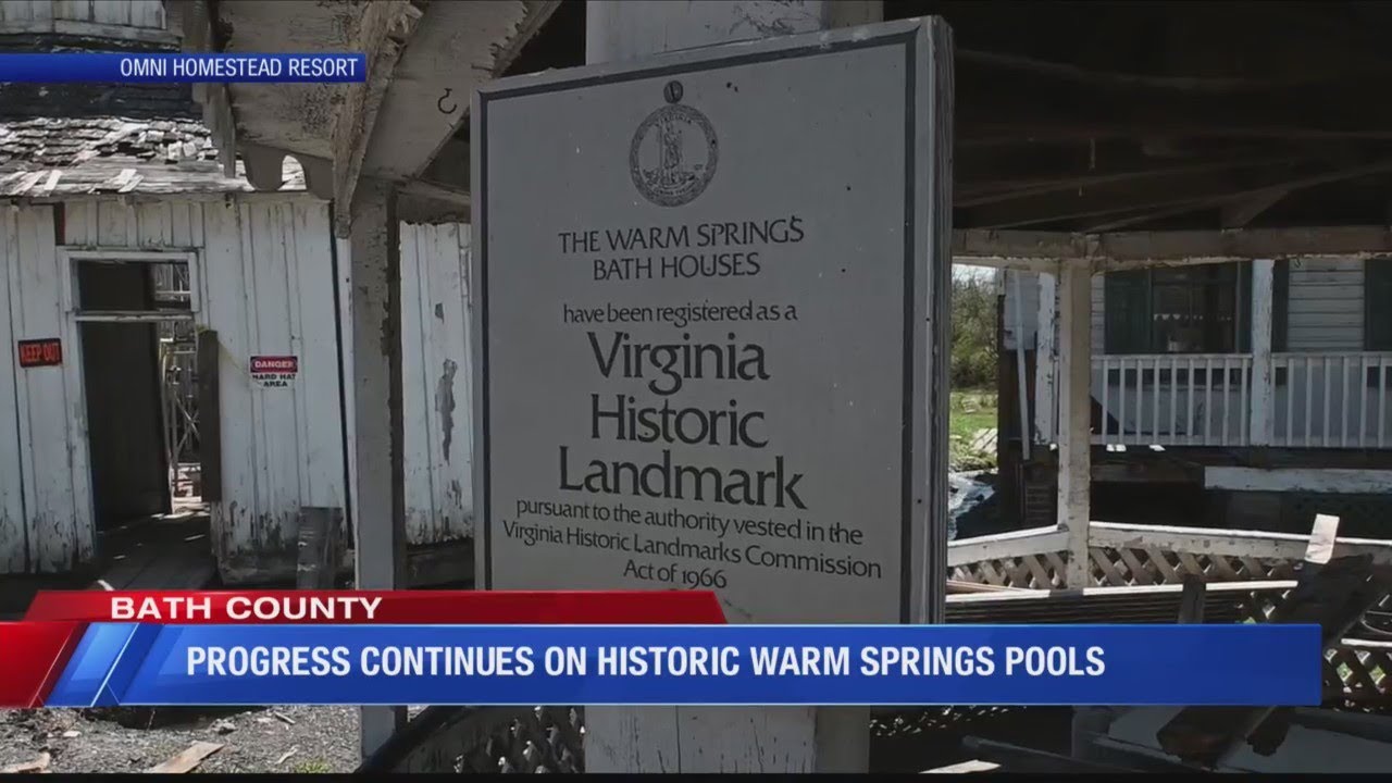 Progress continues toward restoring historic Warm Springs Pools