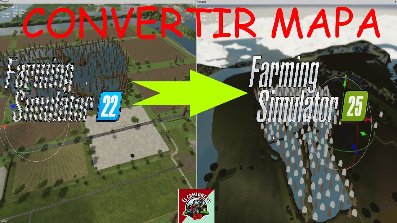 Convertir Mapa fs22 fs25