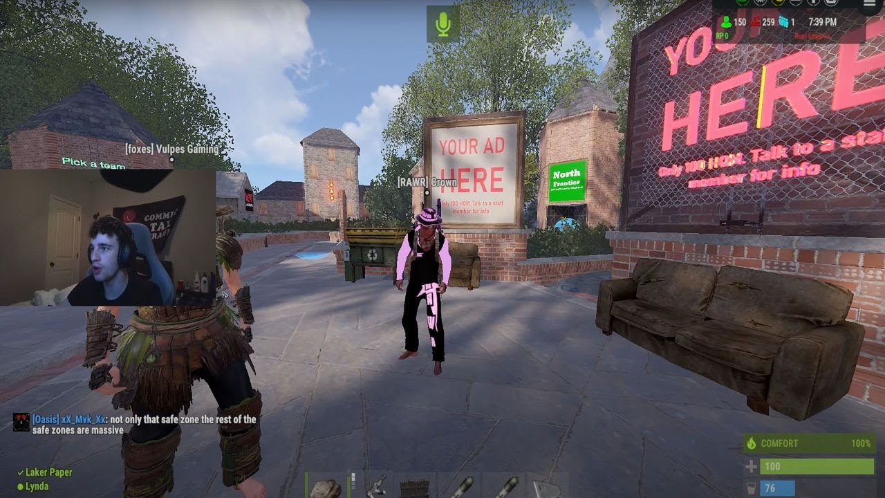 TROLLING ON A RUST RP SERVER!