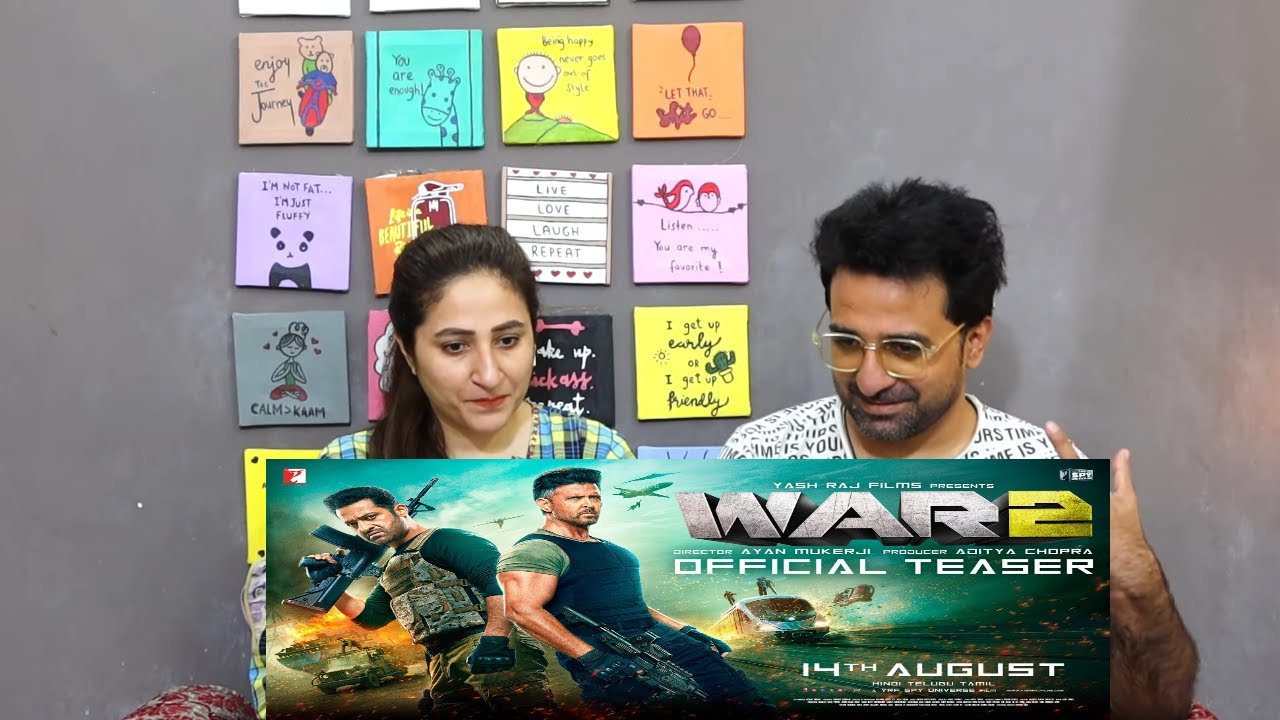 Pak Reacts to WAR 2 | Official Teaser | Hrithik Roshan | NTR | Kiara Advani | Ayan Mukerji | YRF